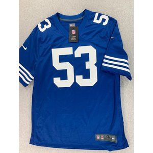 NWT Indianapolis Colts Nike On Field Football Jersey (#53 Leonard) Men's‎ XL
